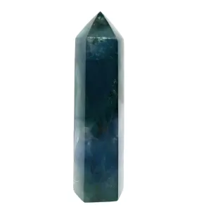 100G Blue Fluorite Crystal Tower