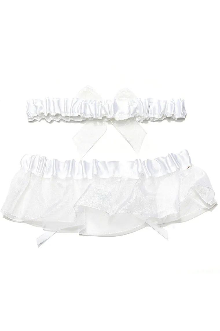 2-Piece Fashion Organza Wedding Garters