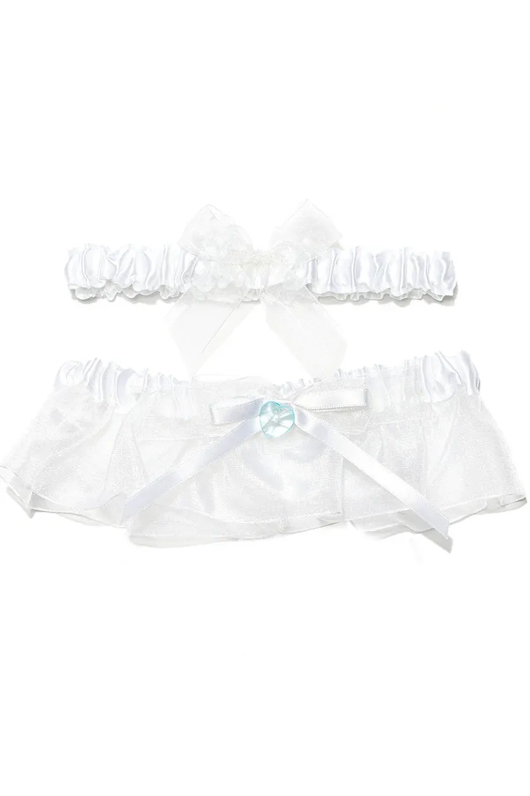 2-Piece Fashion Organza Wedding Garters