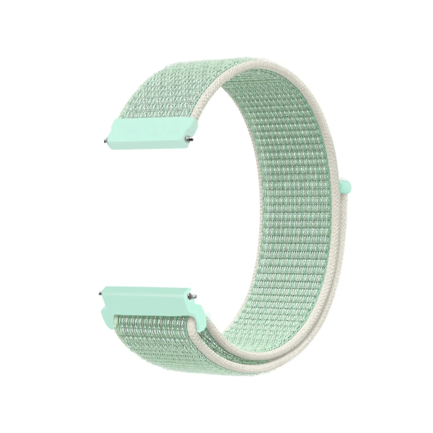 22mm SmartWatch Sport Loop Nylon Bands Inverness Green