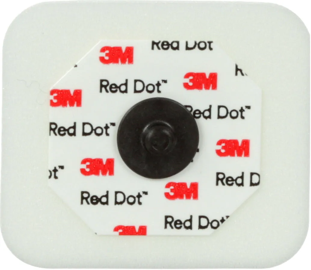 3M™ Red Dot™ Monitoring Electrode with Foam Tape and Sticky Gel