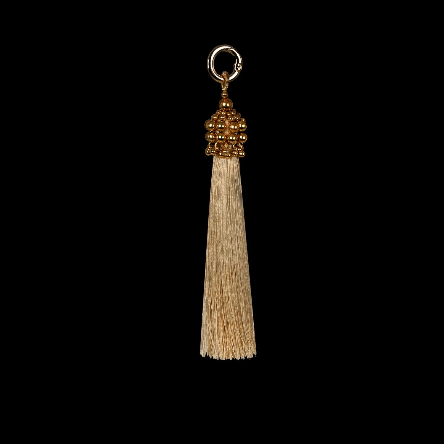 5" Gold Cap Polyester Tassel