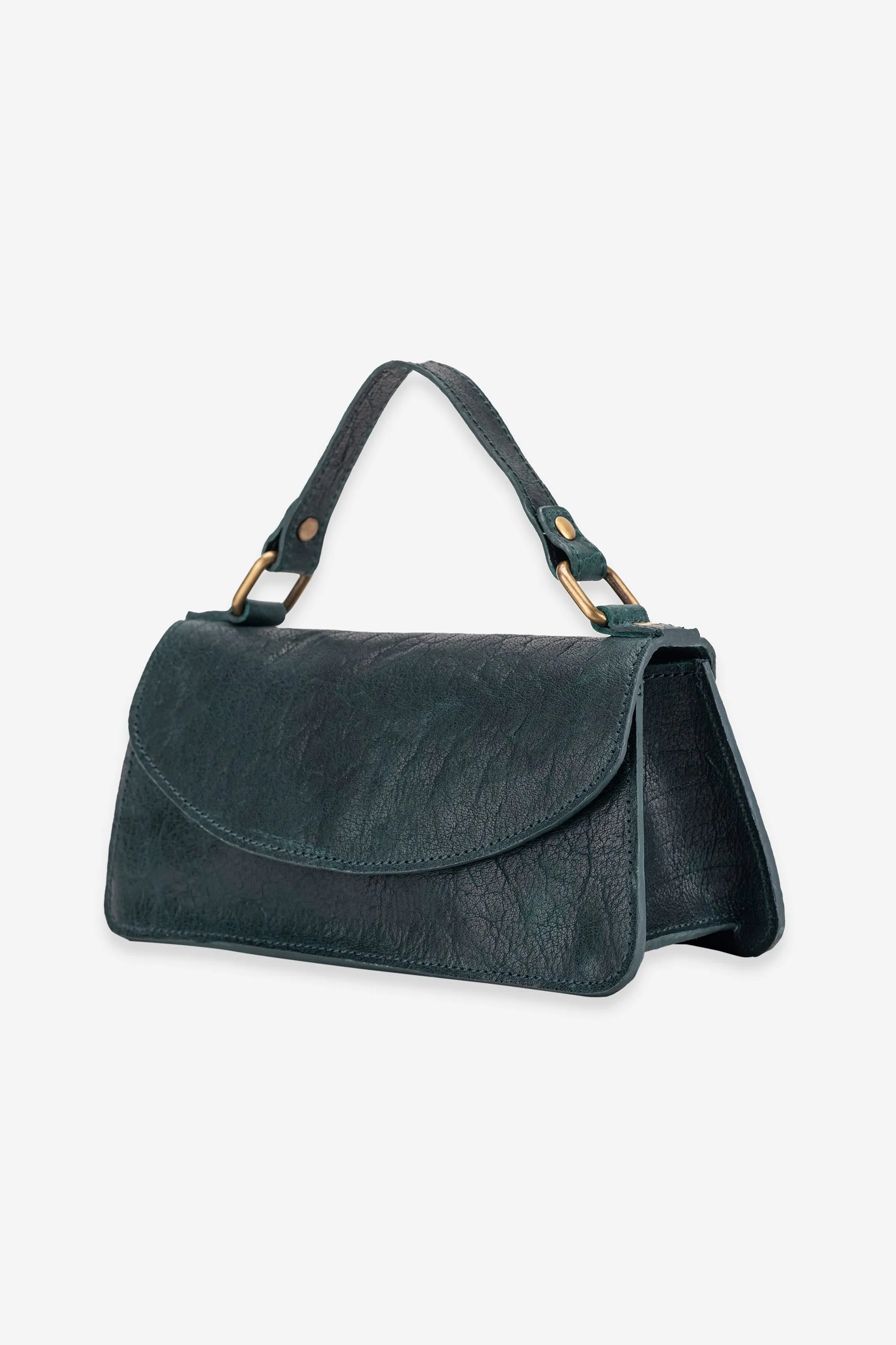 Abelardo Tiramisu Deep Teal Handbag