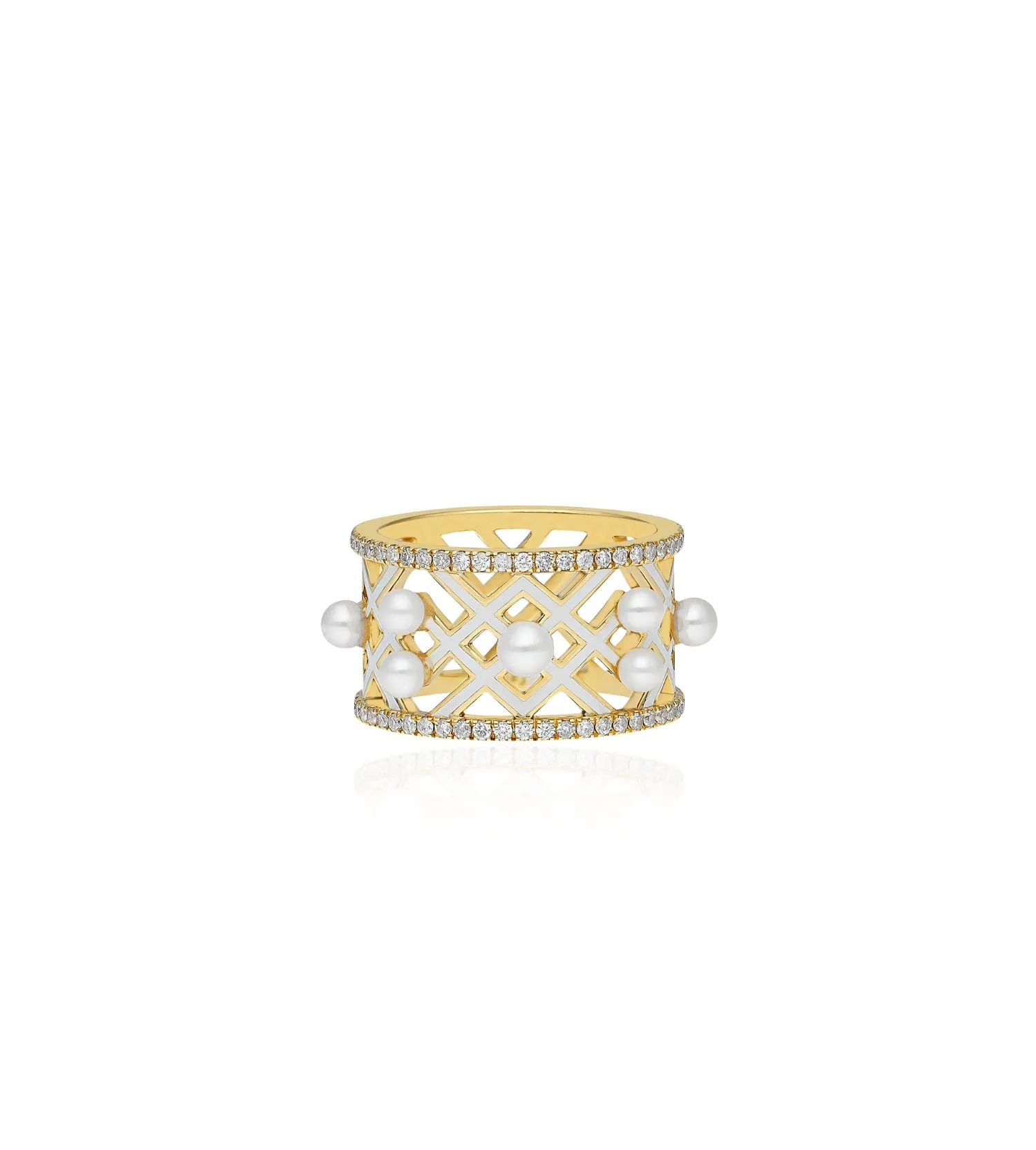 Alma Ivory Maxi Ring