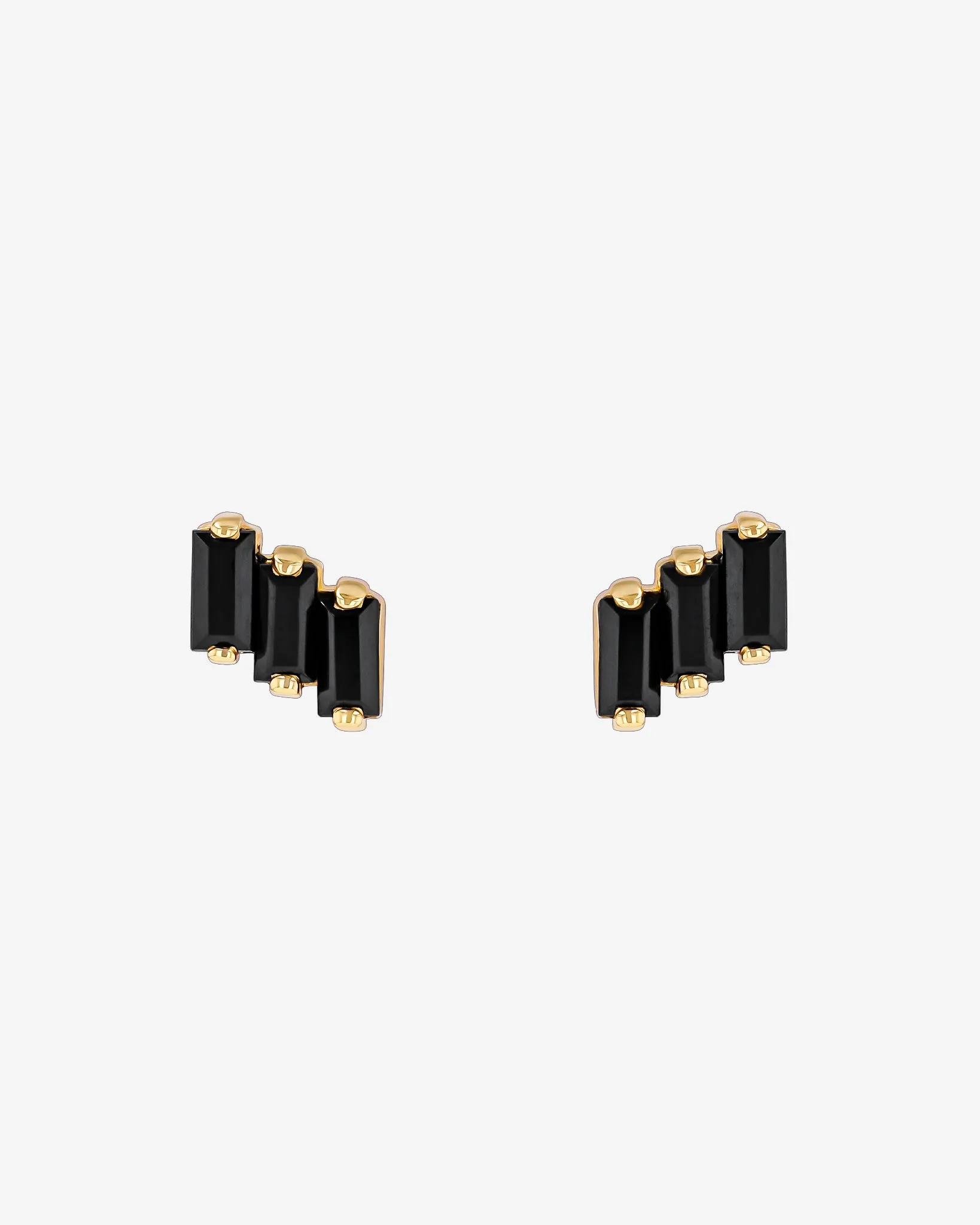 Amalfi Black Spinel Studs