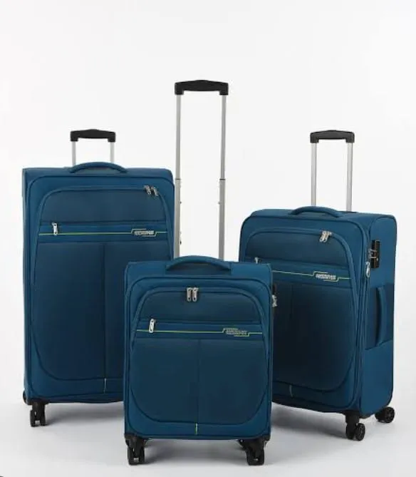 American Tourister - Set of 3 Expandable Blue - Deep Dive