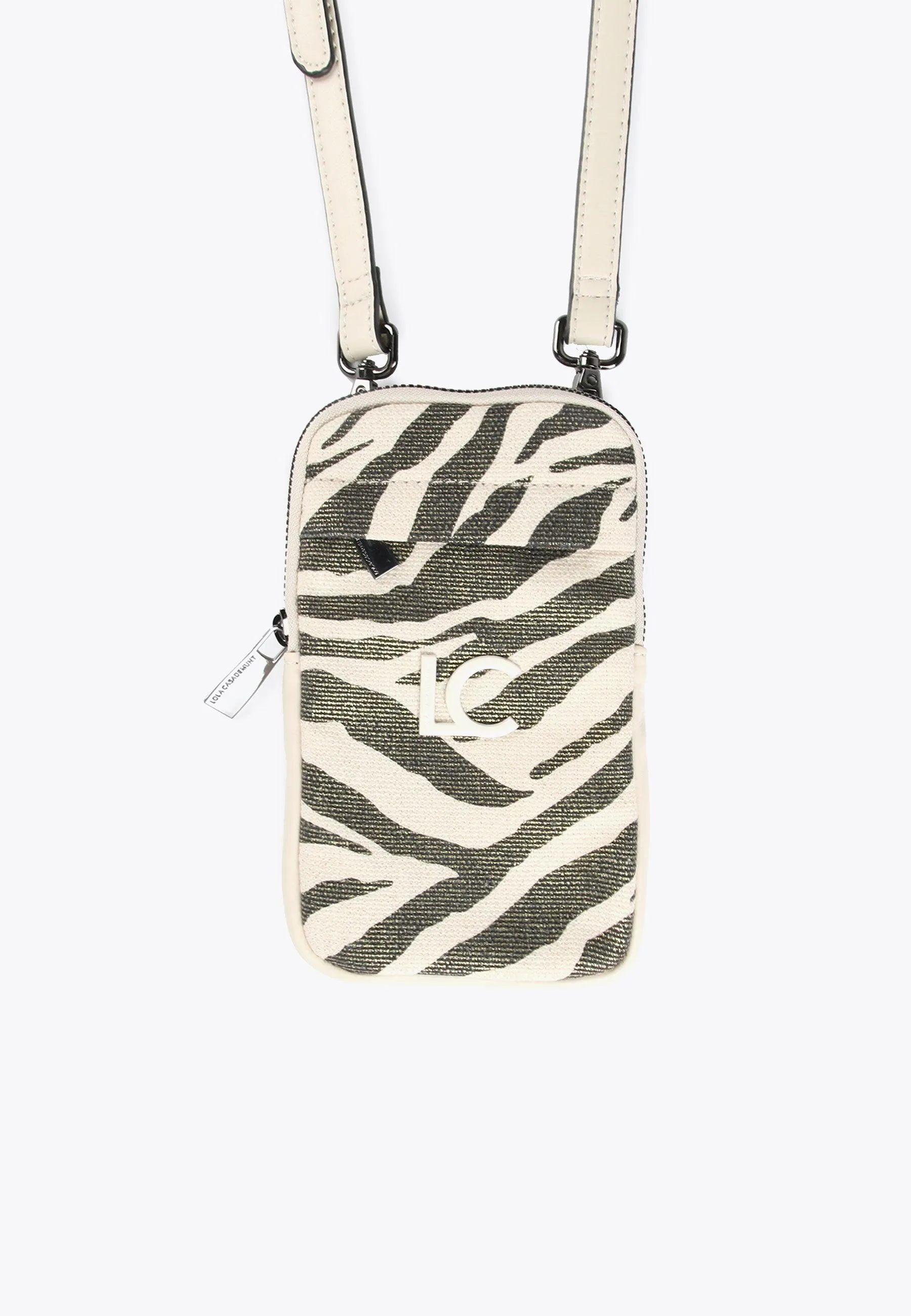 Animal print mobile phone bag