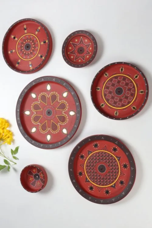 Antarang- Terracotta Wall Plate- Small