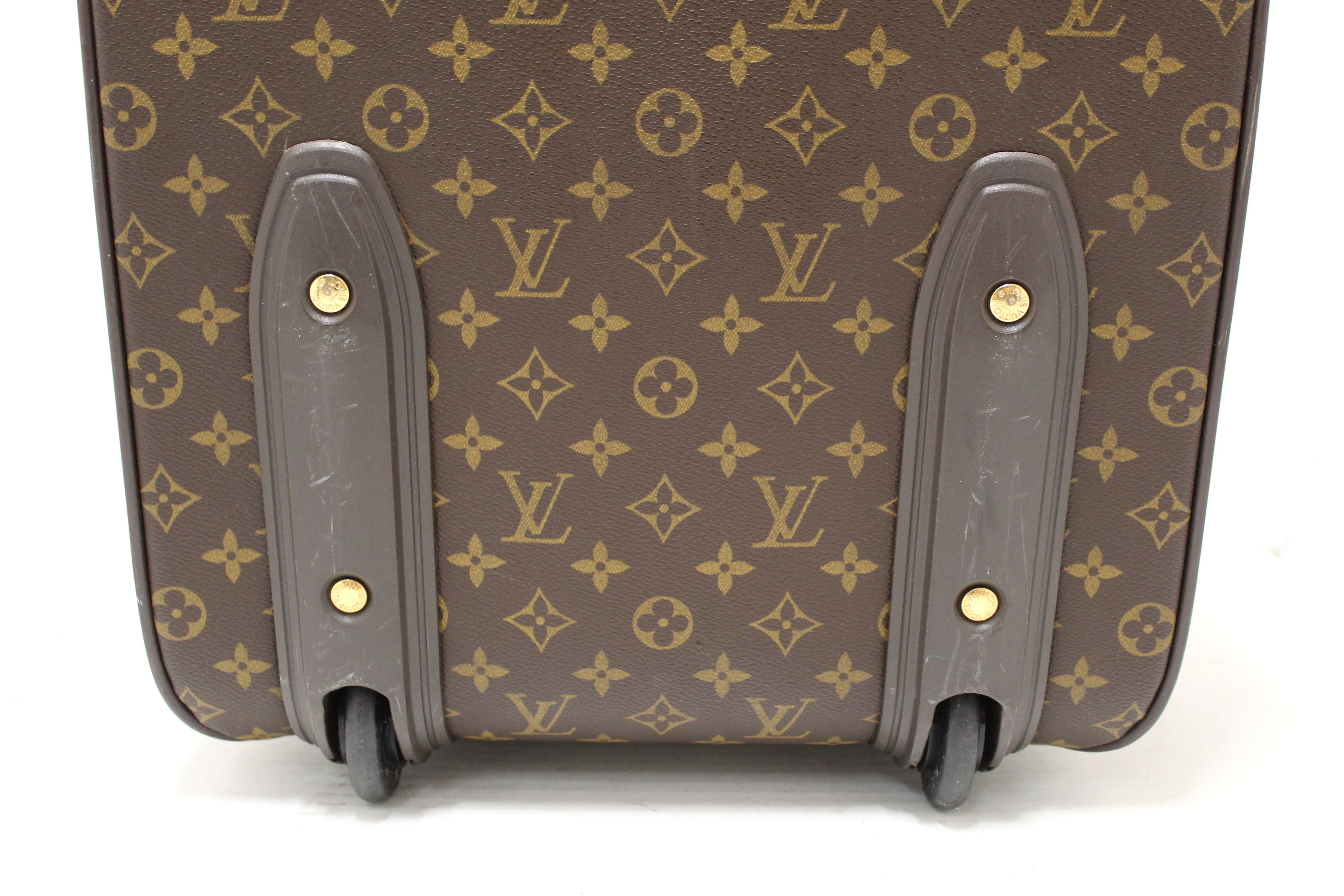 Authentic Louis Vuitton Classic Monogram Pegase 45 Luggage Rolling Suitcase