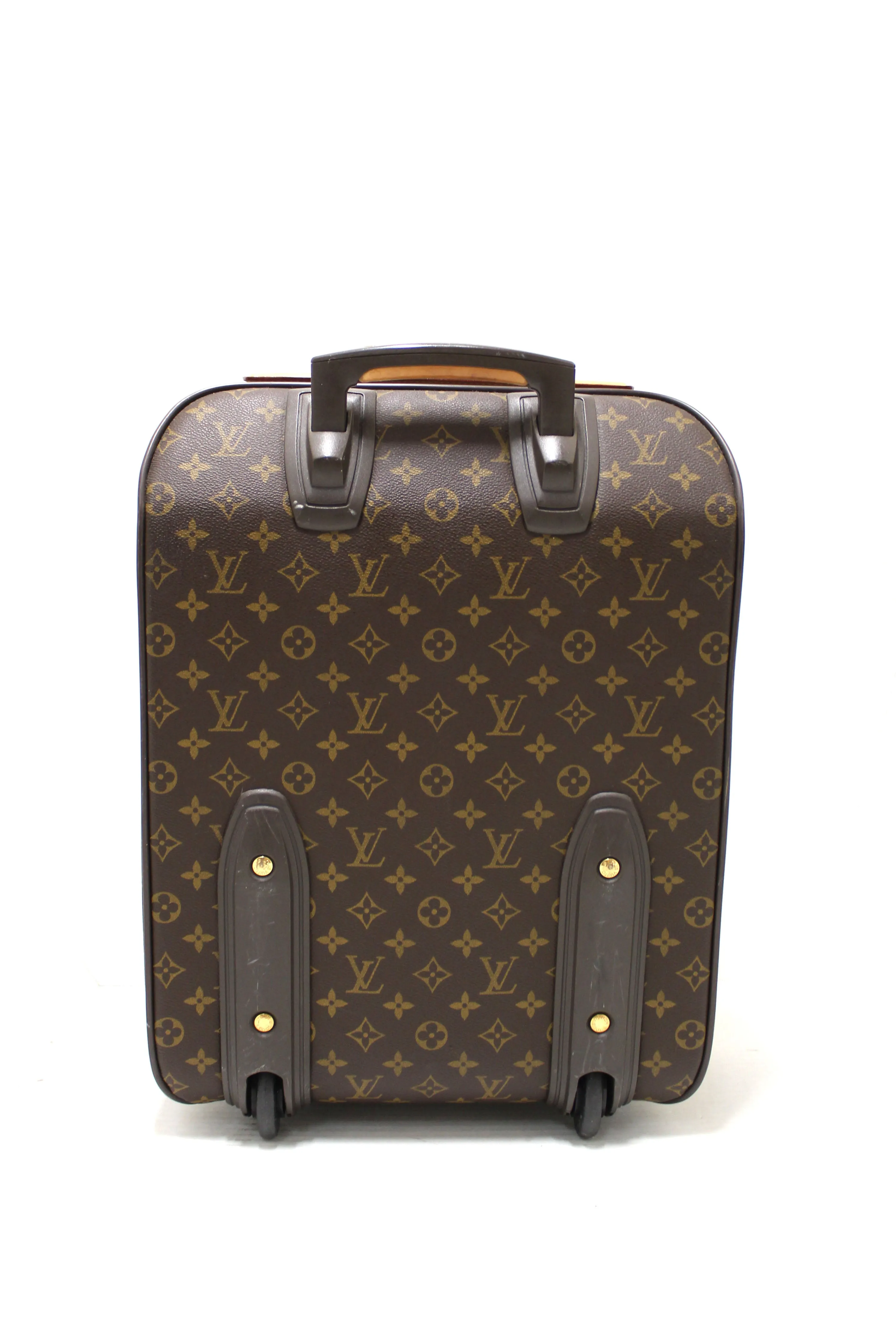 Authentic Louis Vuitton Classic Monogram Pegase 45 Luggage Rolling Suitcase