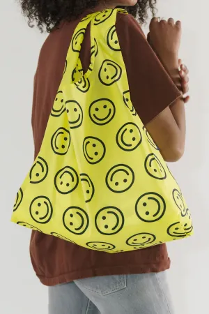 Baggu Yellow Happy Standard Reusable Bag