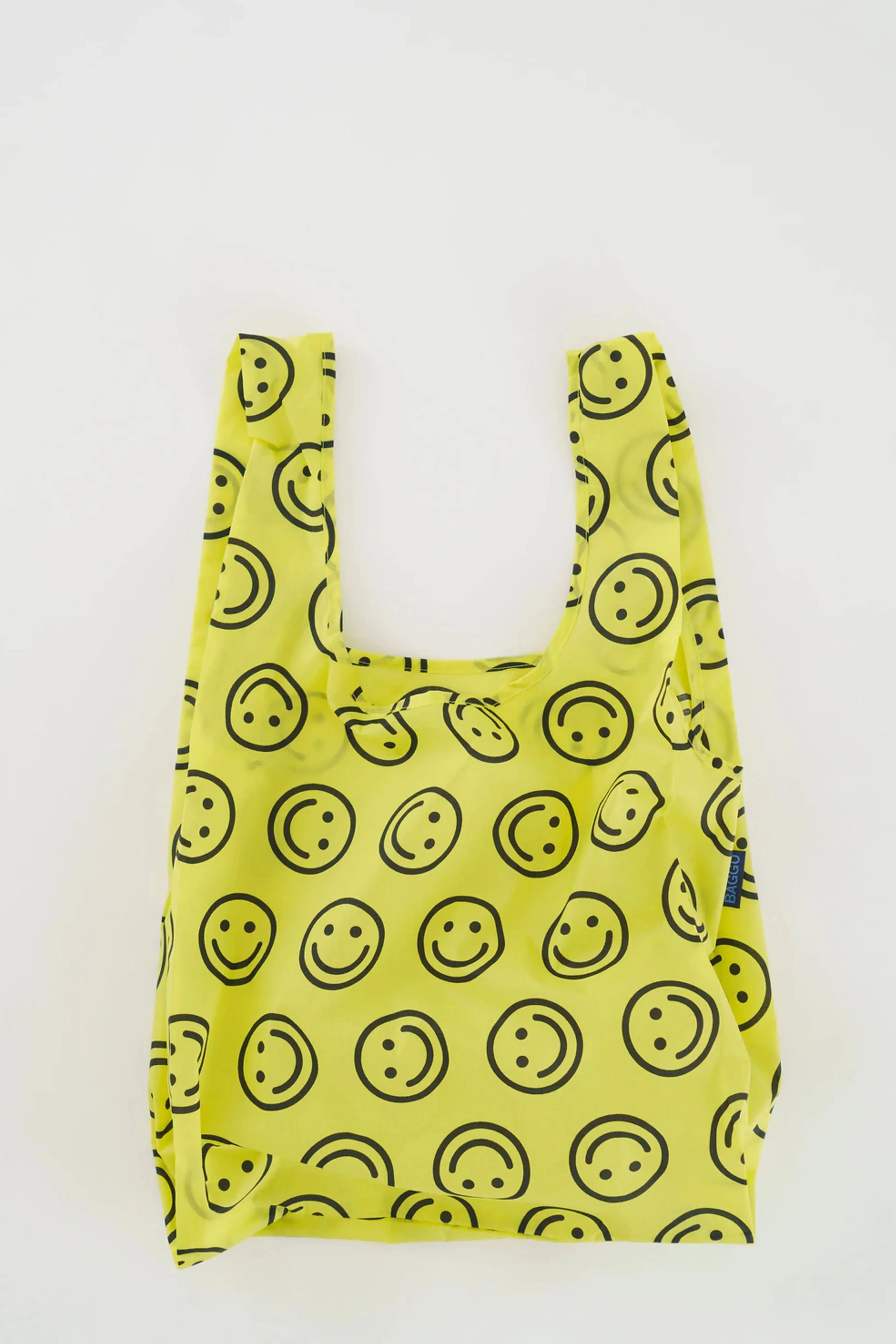 Baggu Yellow Happy Standard Reusable Bag