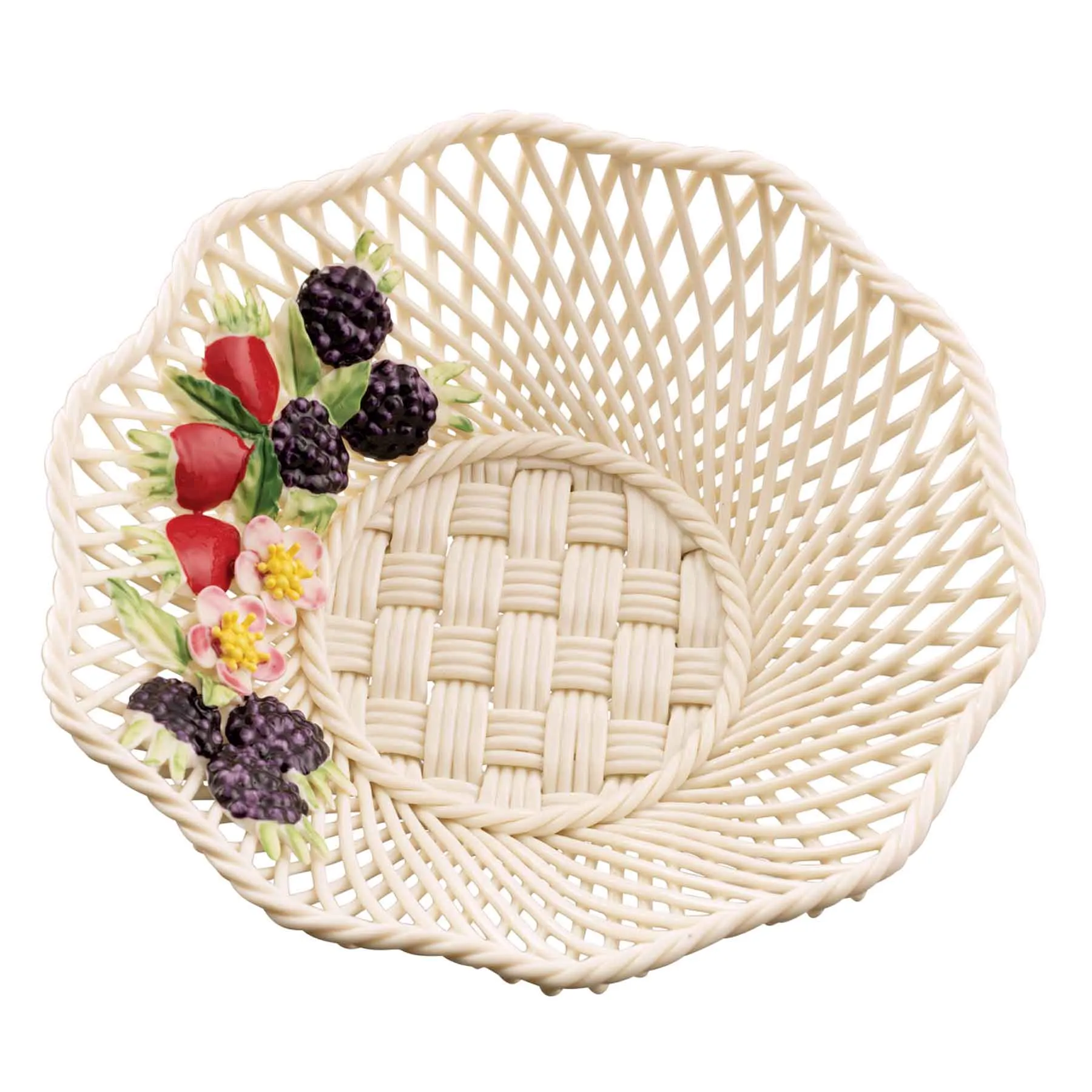 Belleek Classic Wild Irish Hedgerow Autumn Basket