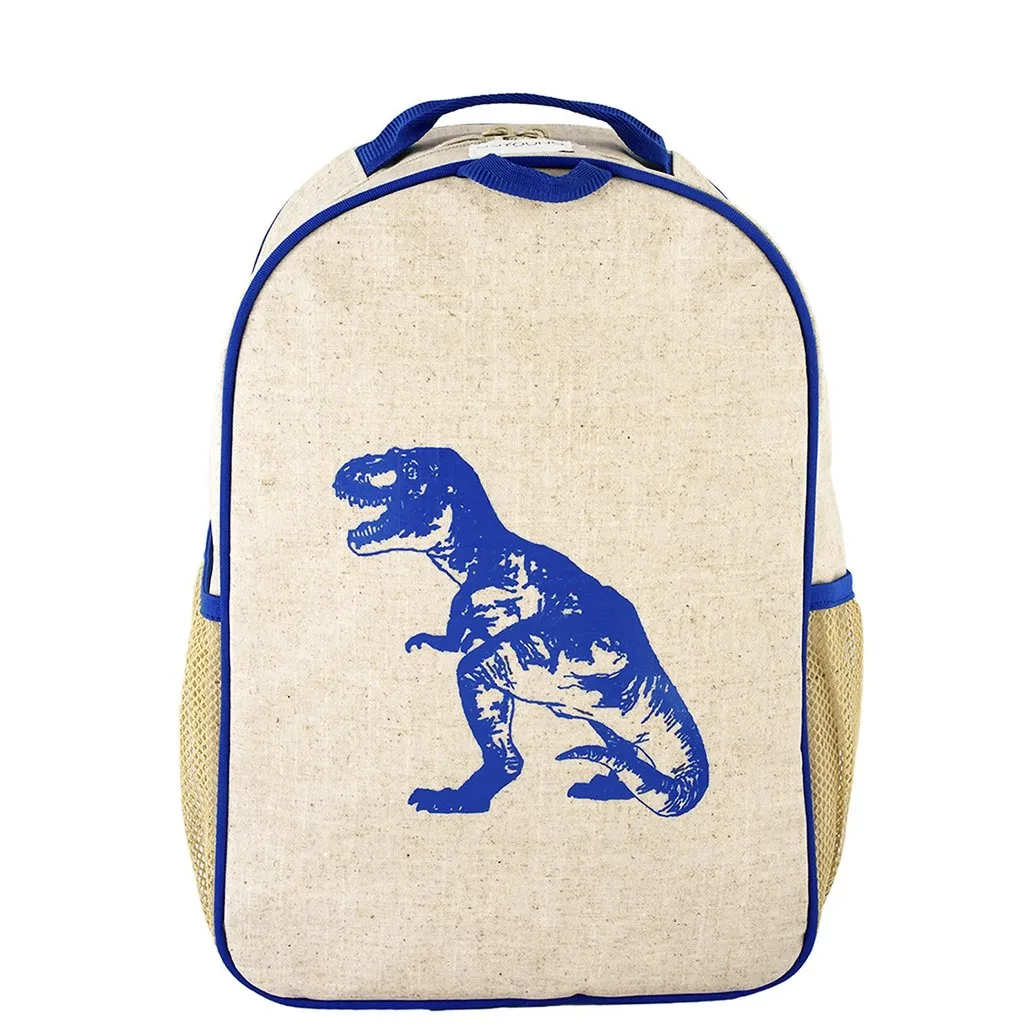 Blue Dino Toddler Backpack