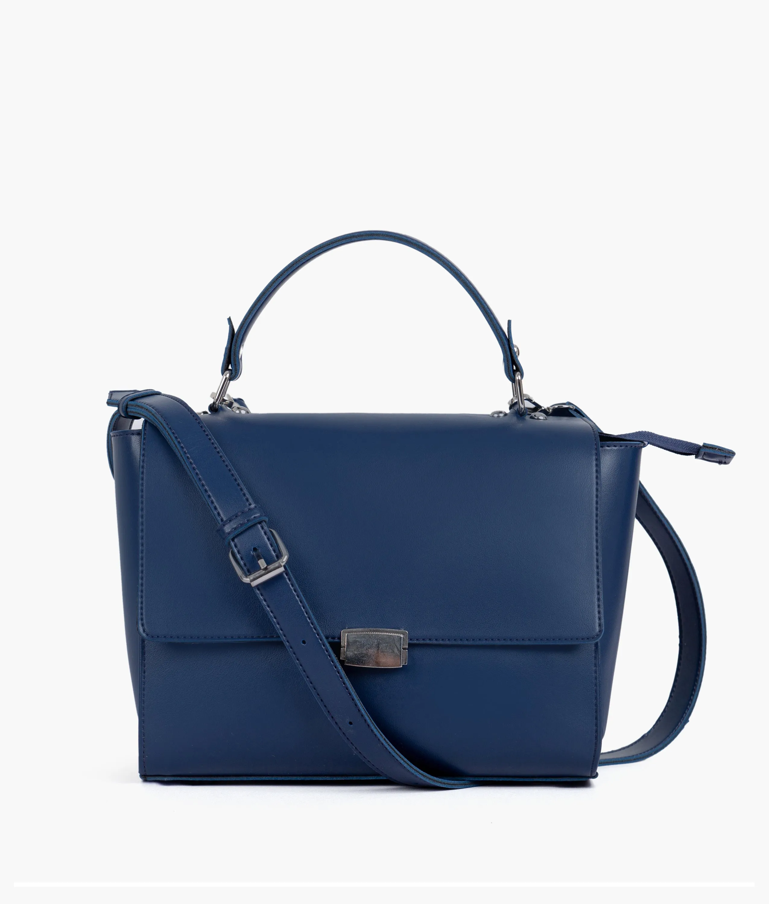 Blue mini messenger bag