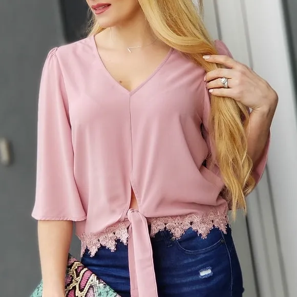 Blushing Babe Chic Blouse