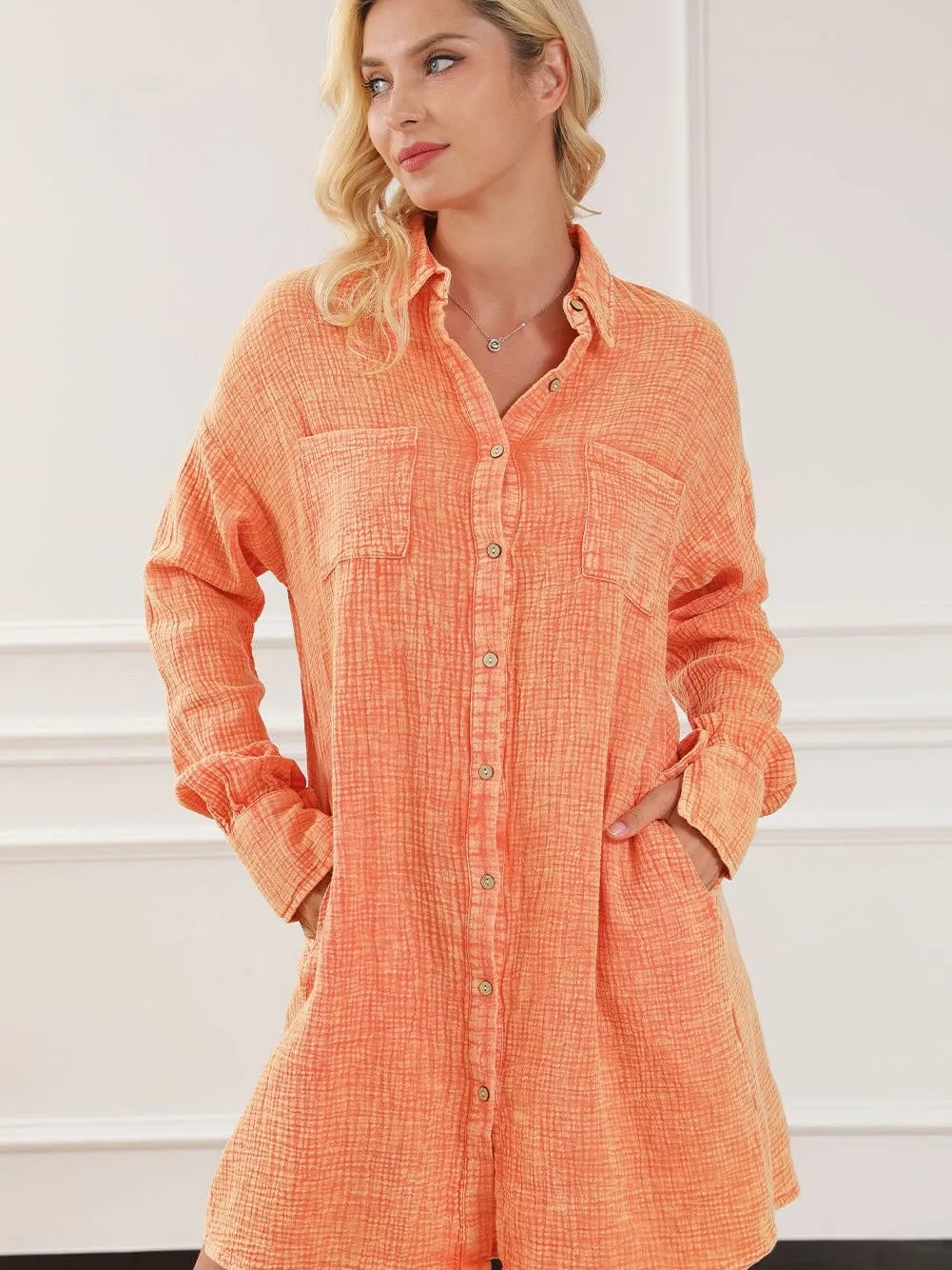 Boho-Chic Shirt Dress