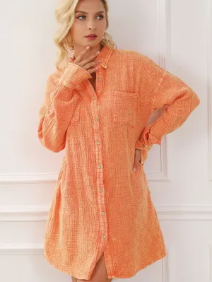 Boho-Chic Shirt Dress