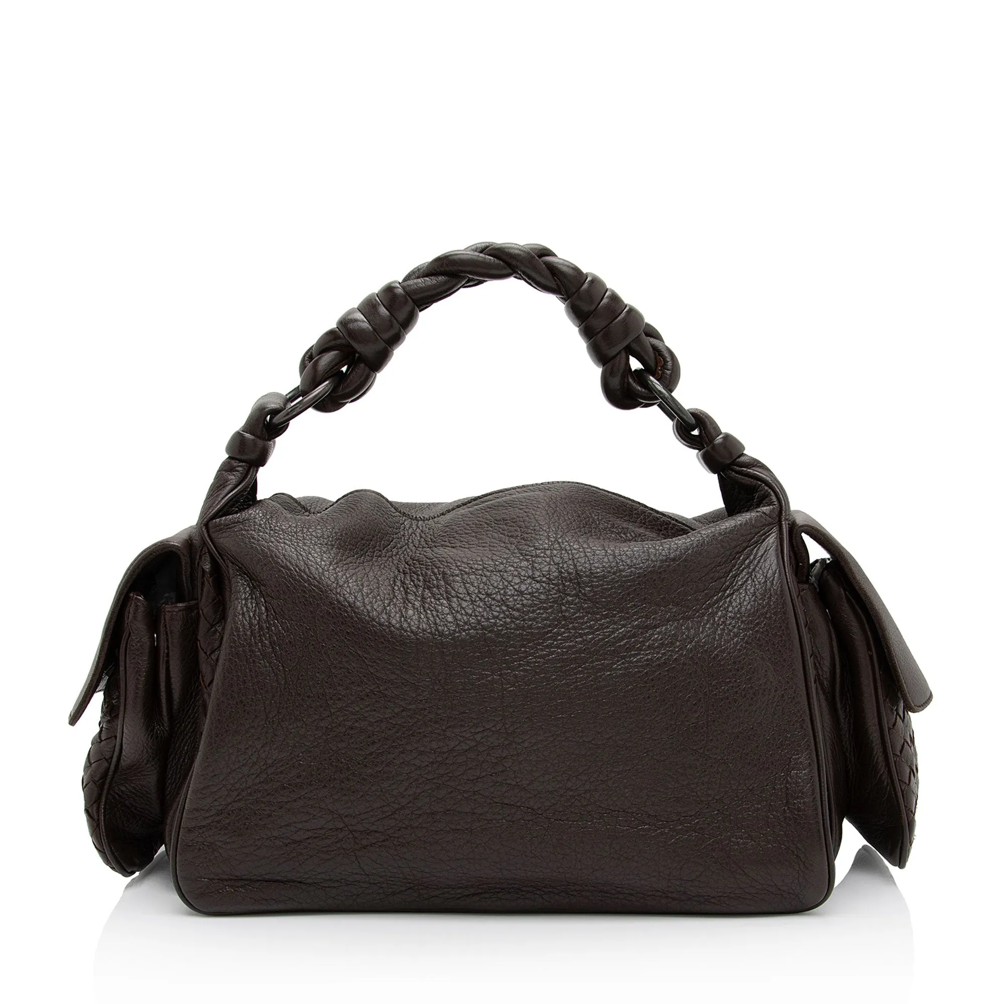 Bottega Veneta Cervo Cocker Satchel (SHF-jlBNVm)