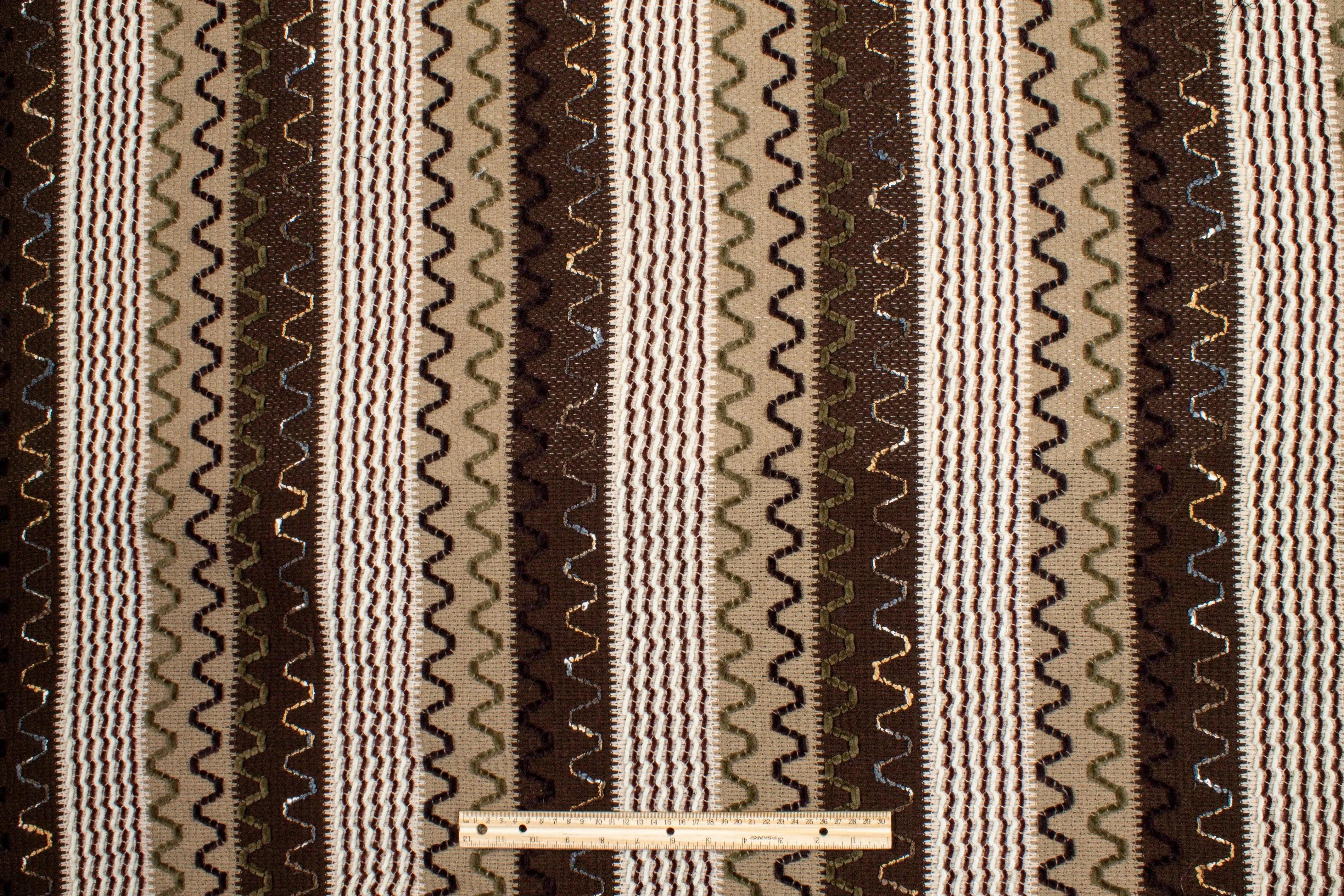 Brown Polyester Knit