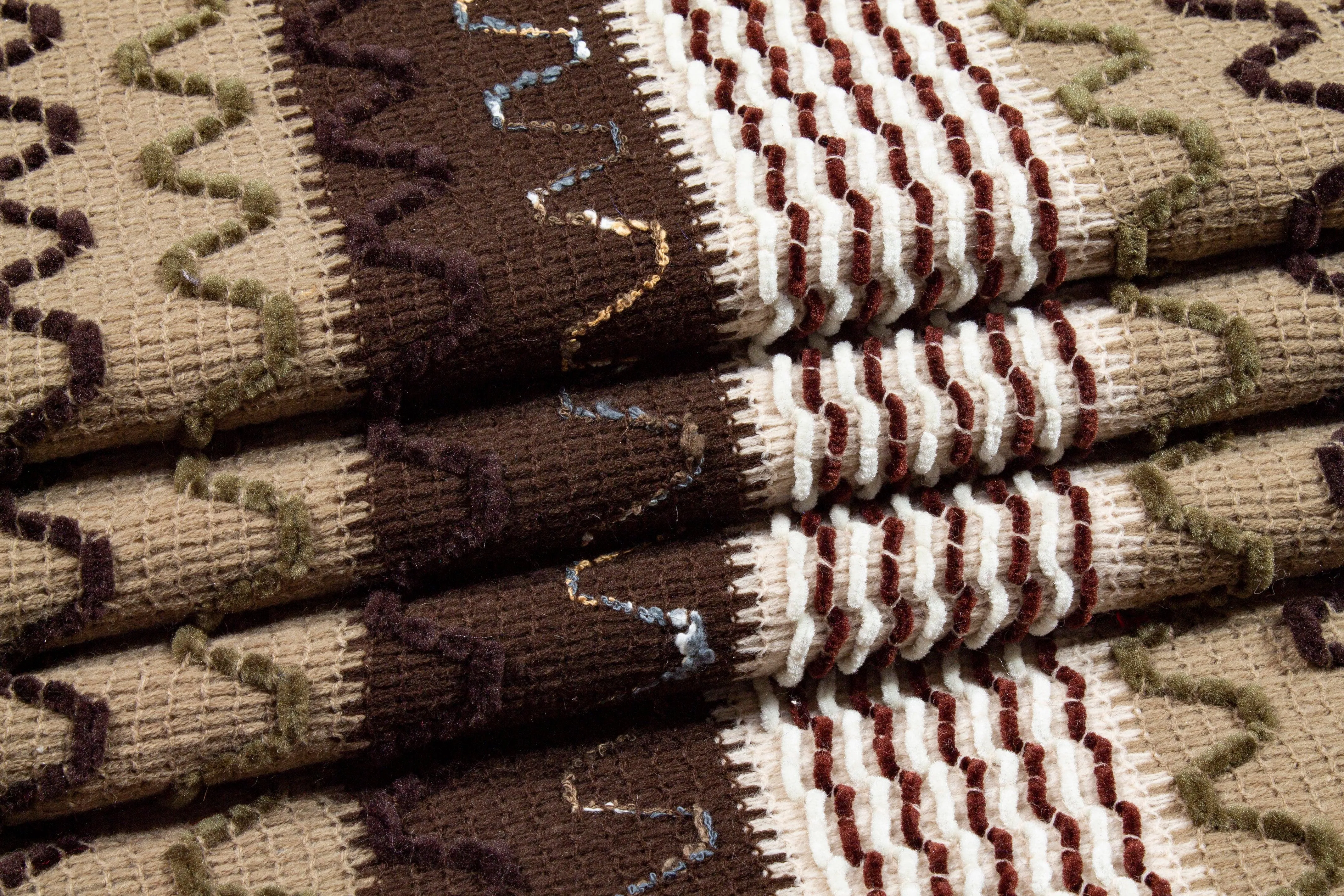 Brown Polyester Knit