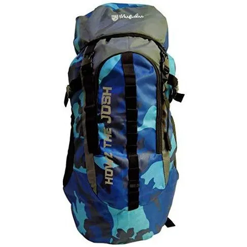 Camouflage 45 LTR Blue & Grey Rucksack