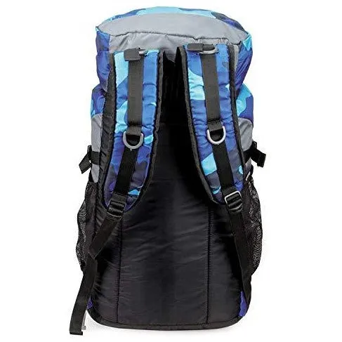 Camouflage 45 LTR Blue & Grey Rucksack