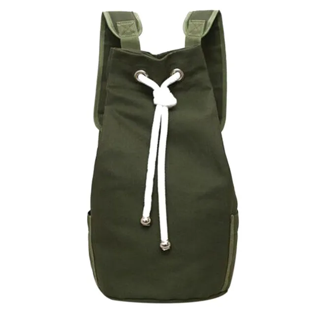 Canvas Backpack Drawstring Bag