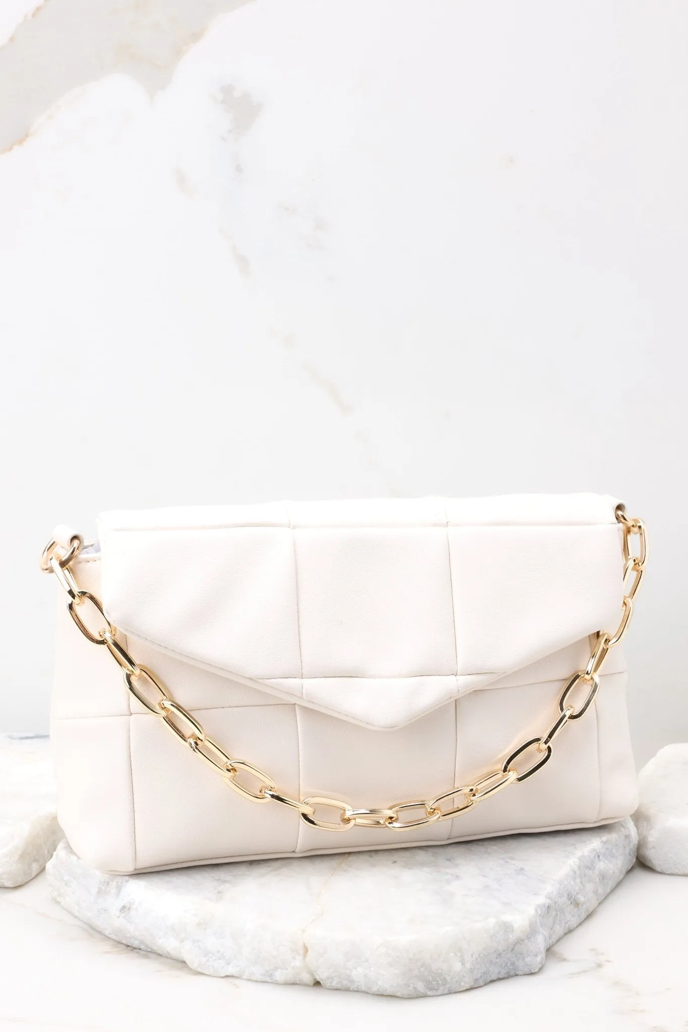 Captivatingly Chic Ivory Bag