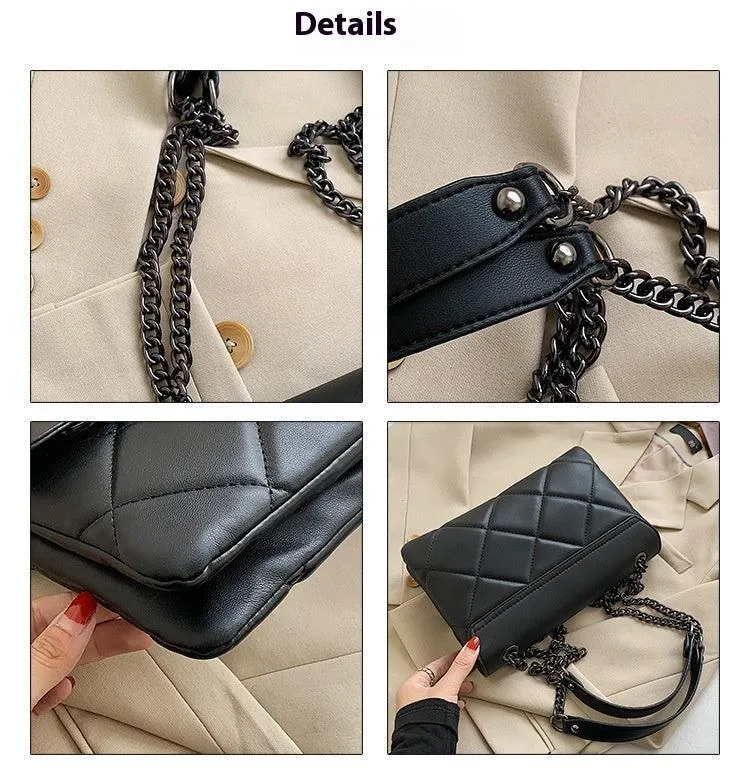 Chain Underarm Rhombus Messenger Bag – Stylish Women's Shoulder Bag