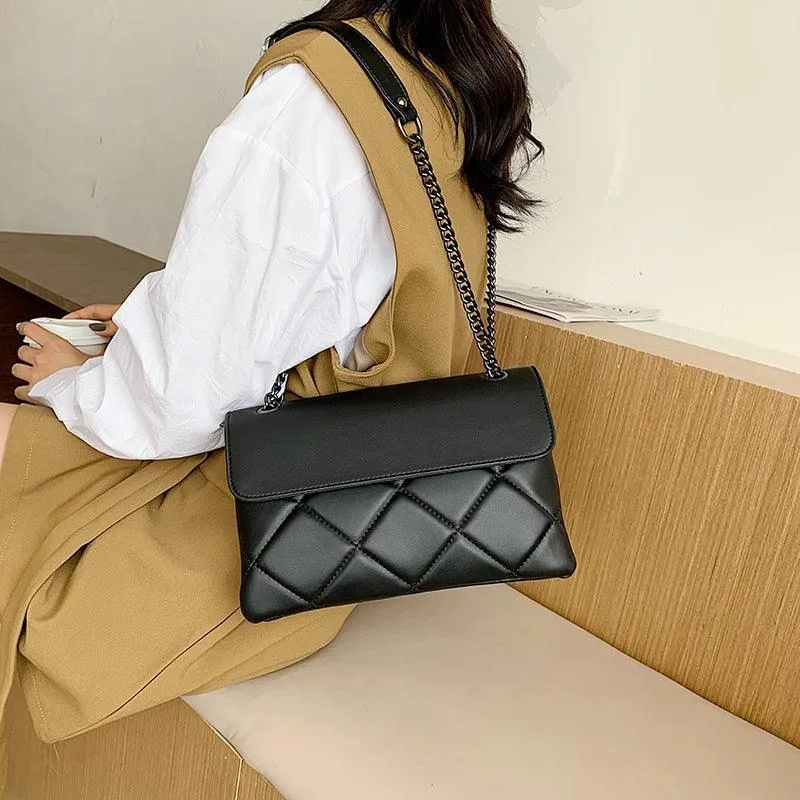 Chain Underarm Rhombus Messenger Bag – Stylish Women's Shoulder Bag