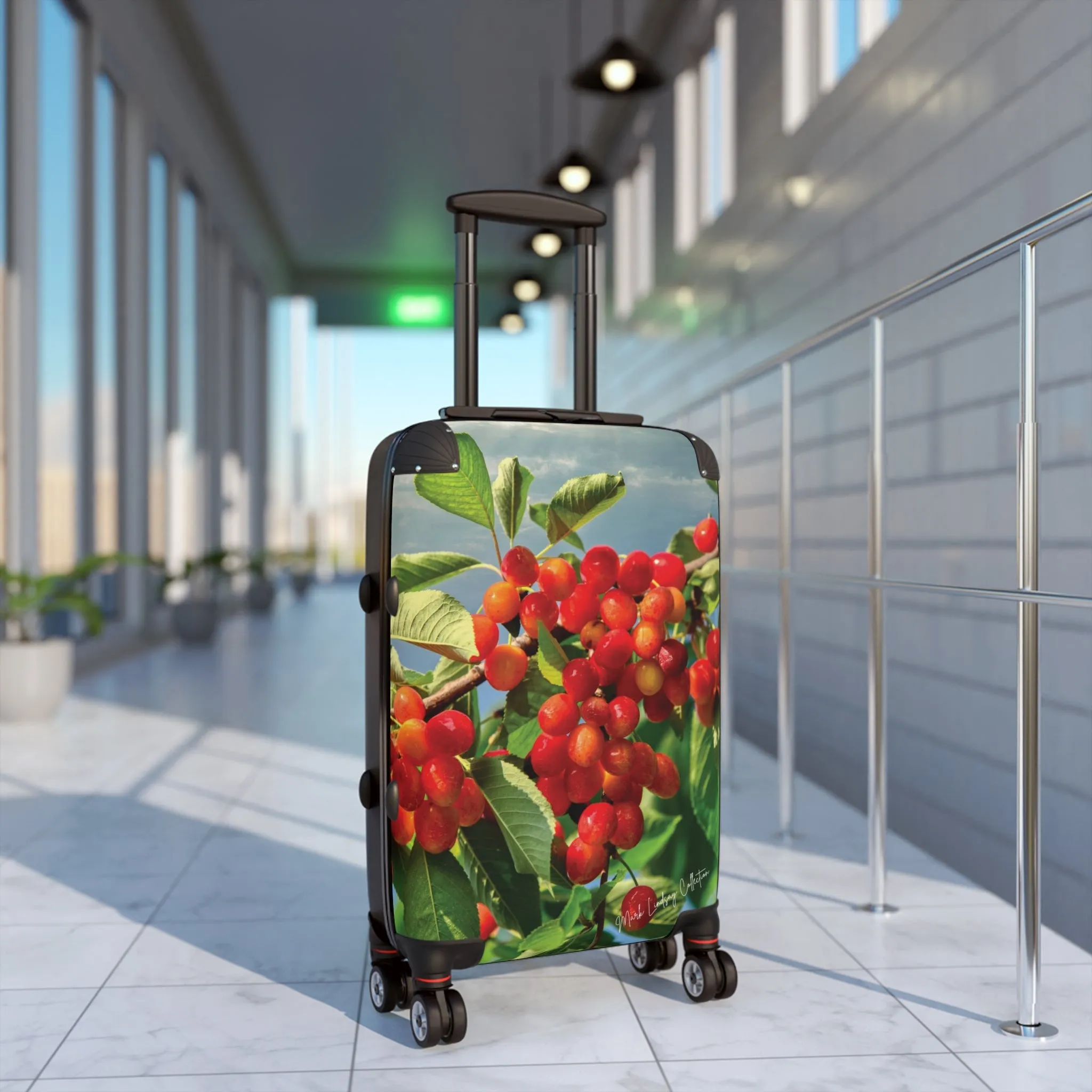 Cherry Capital of the World Custom Art Luggage