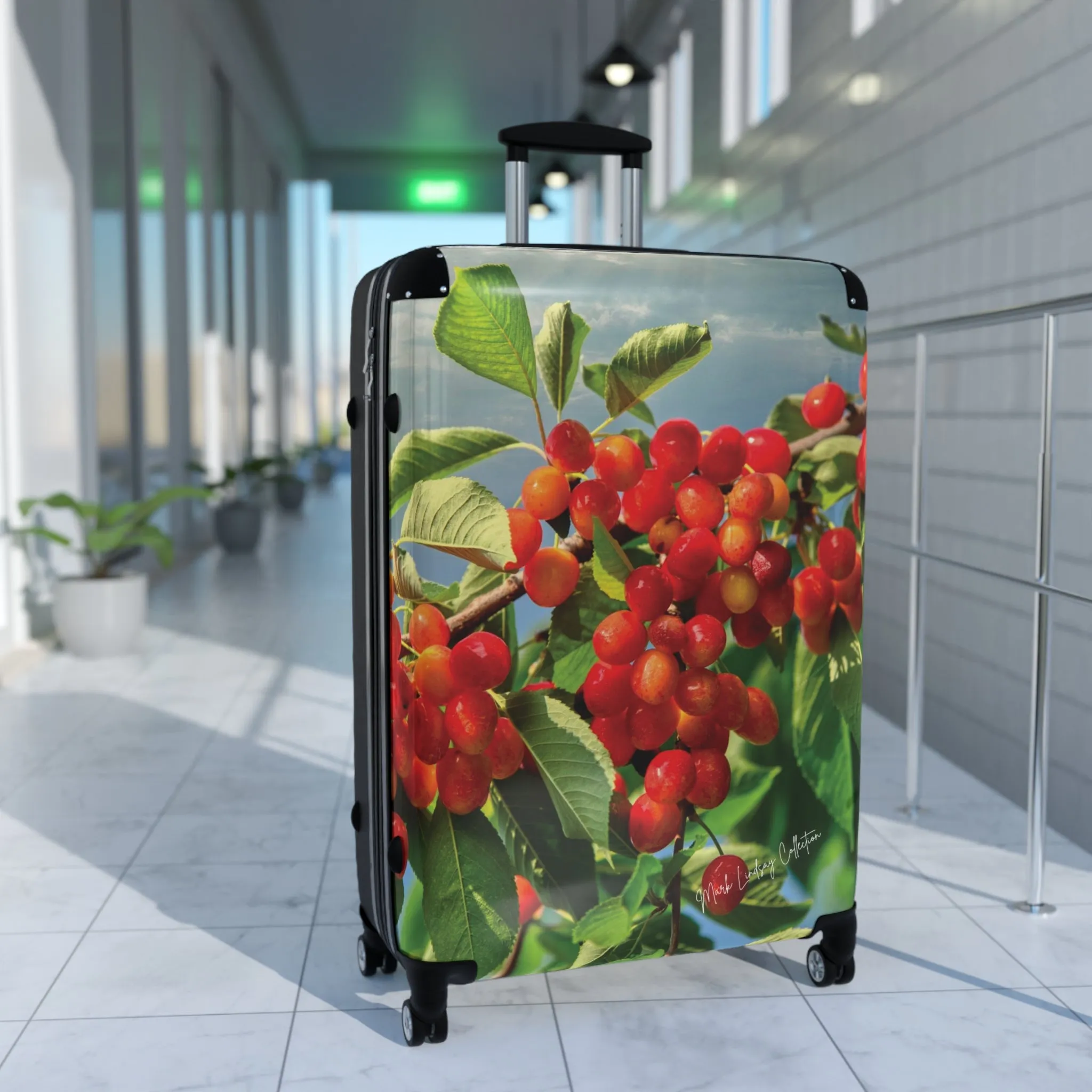 Cherry Capital of the World Custom Art Luggage