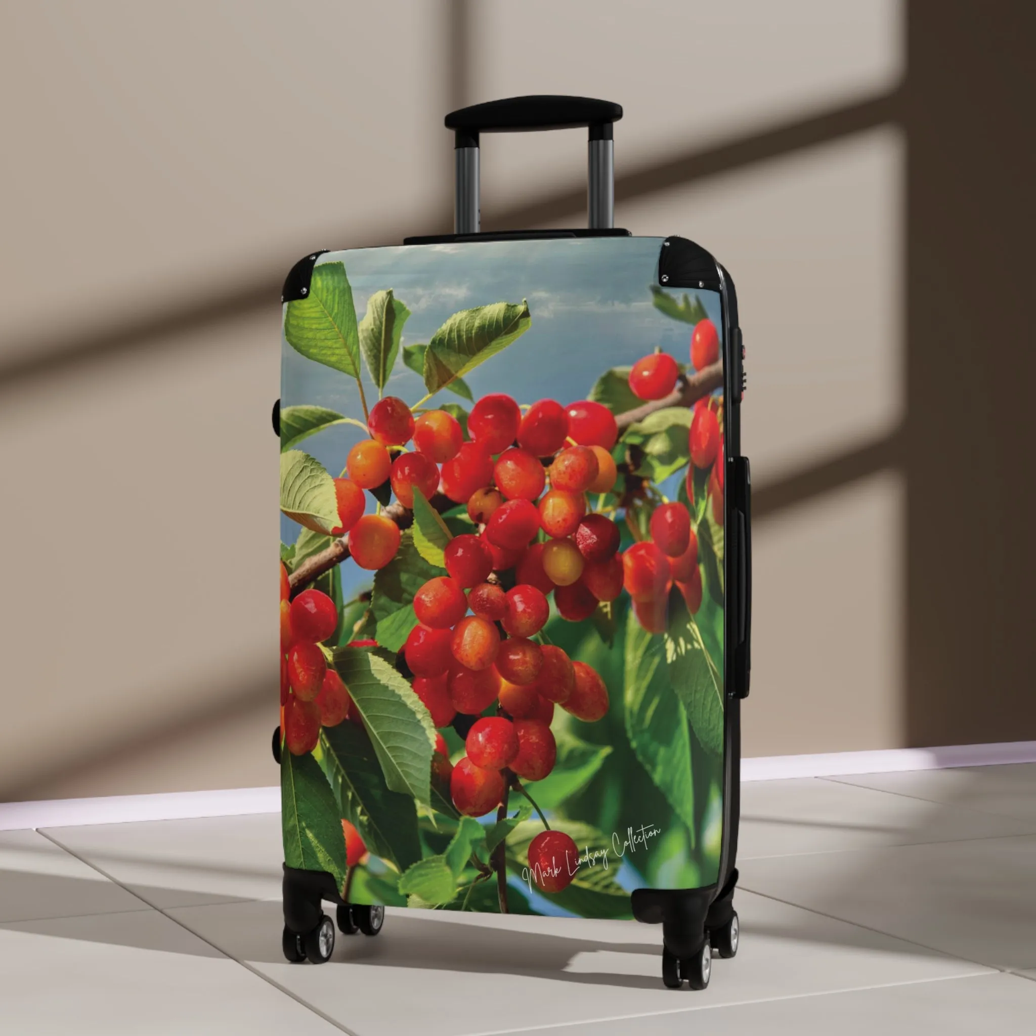 Cherry Capital of the World Custom Art Luggage