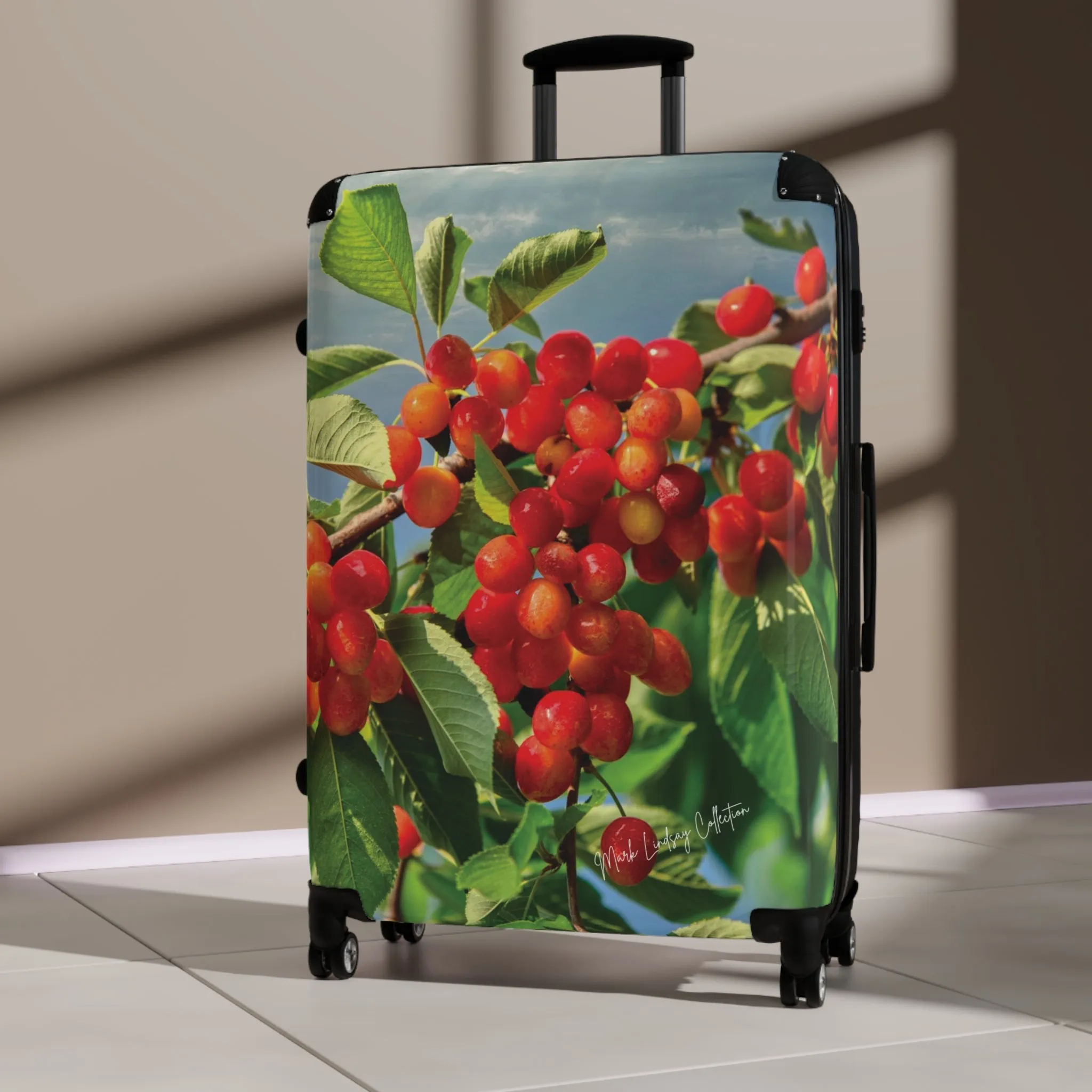 Cherry Capital of the World Custom Art Luggage