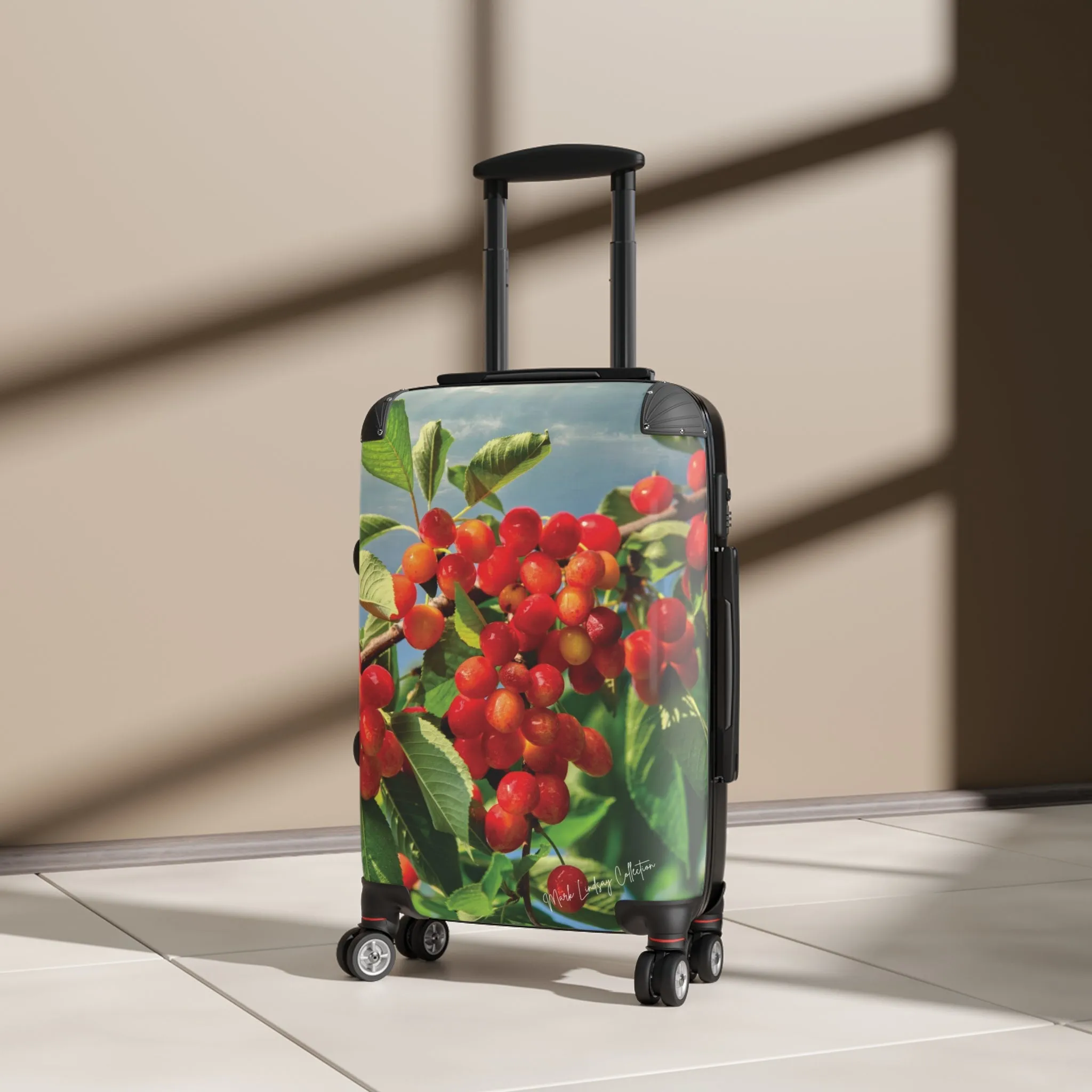 Cherry Capital of the World Custom Art Luggage