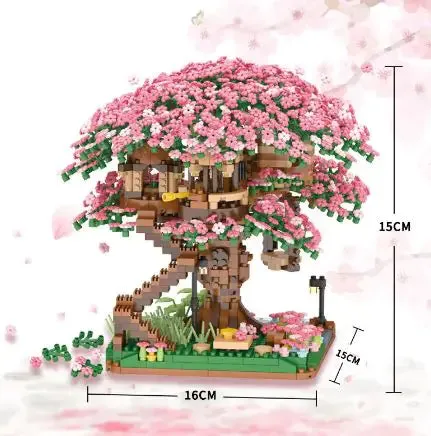 Cherry Tree House Building Blocks