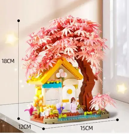 Cherry Tree House Building Blocks