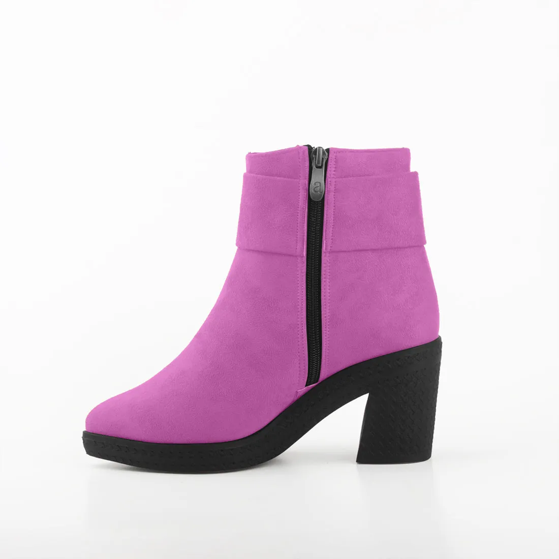 Chic Bow Booties Orchid