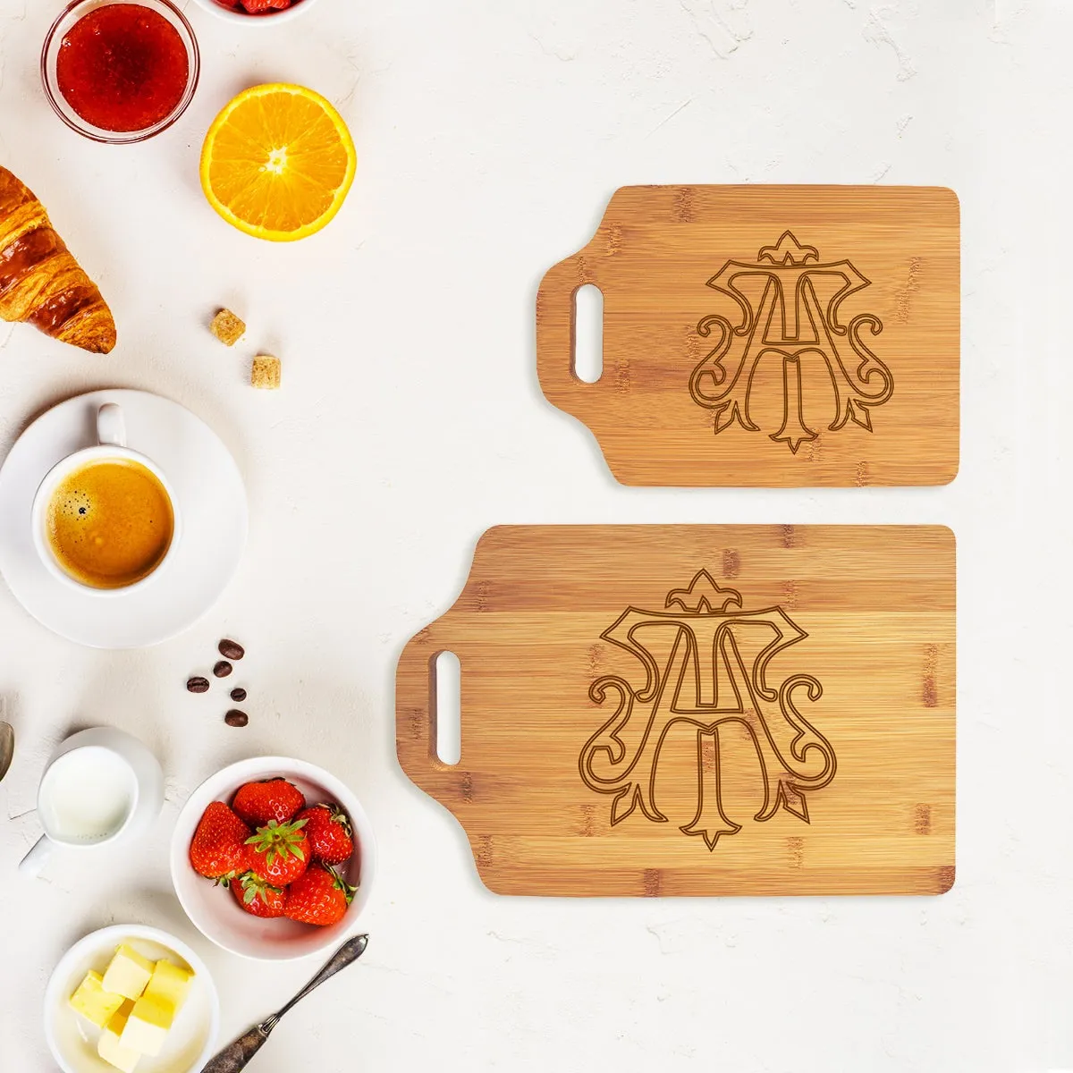 CHIC MONOGRAM CUTTING BOARD - Chic Monogram