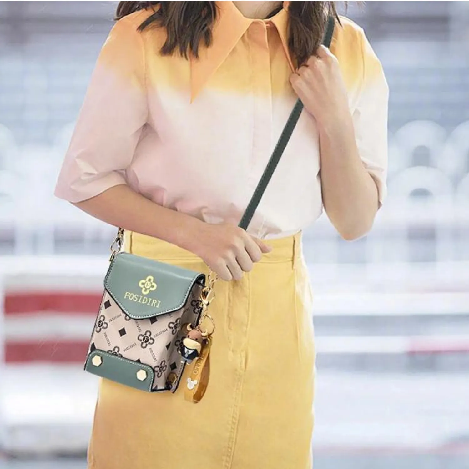 Chic Monogram Mini Crossbody Bag