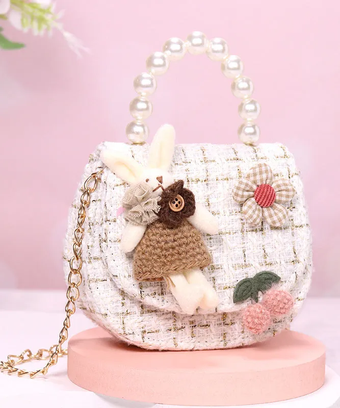 Chic Pink Cartoon Decorated Kids Girls Messenger Bag IU015