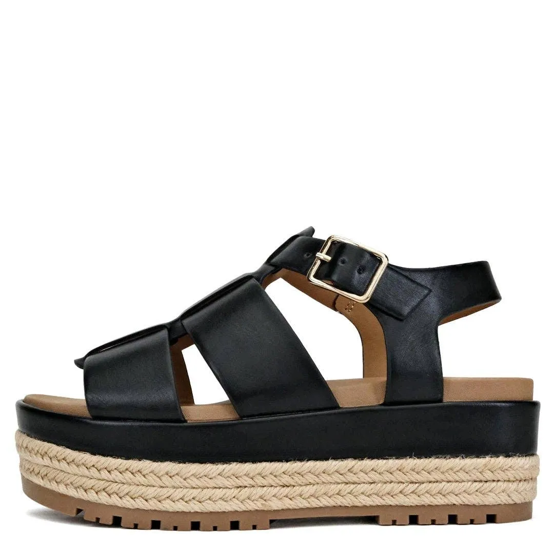 Chic Platform Espadrille Sandals