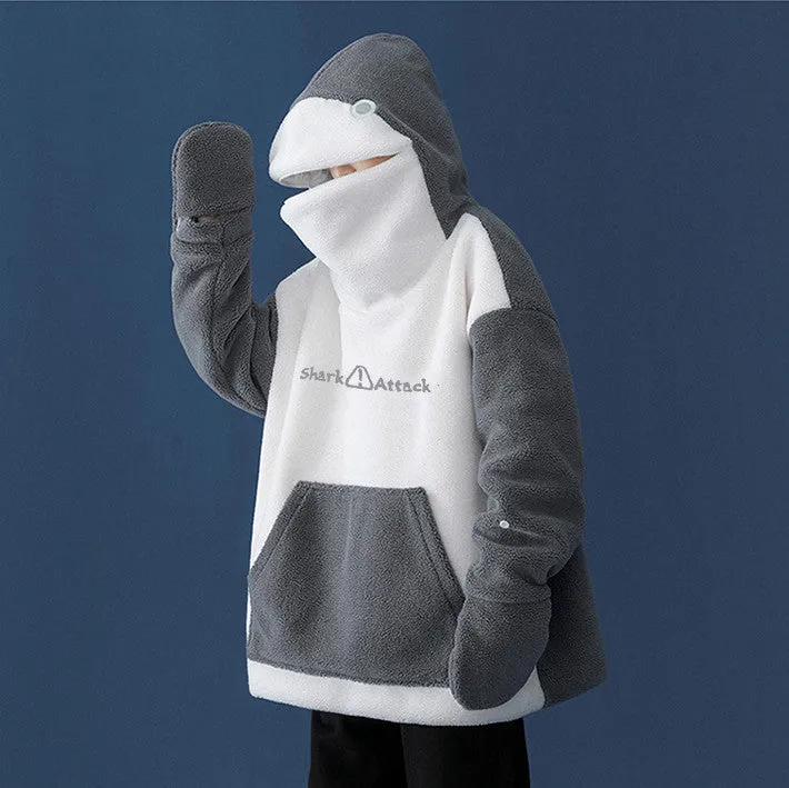 Chic Shark Hoodie  KF83047