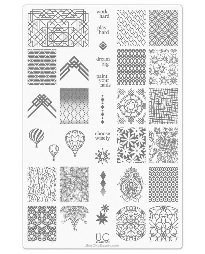 Collection 7 - Uber Chic Stamping Plates