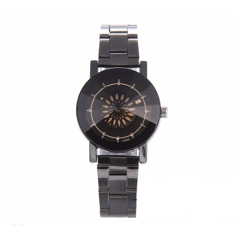 Couples Luxury Design Stainless Steel Wristwatch