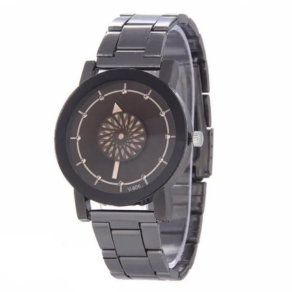 Couples Luxury Design Stainless Steel Wristwatch