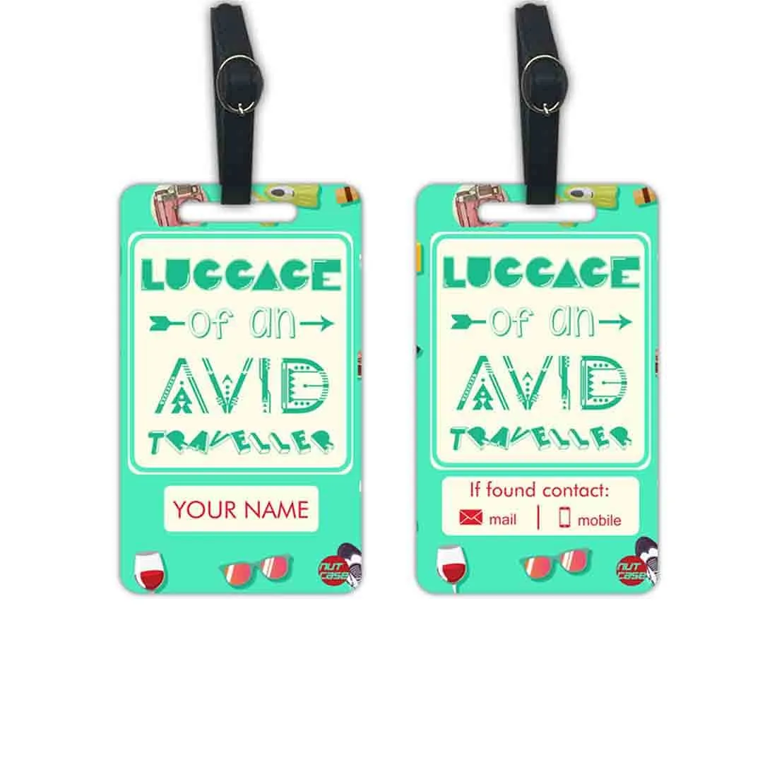 Custom Suitcase Luggage Tag for Gift Add Your Name