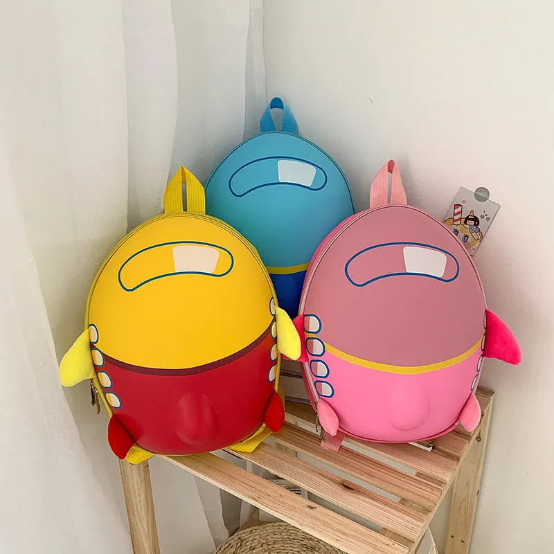 Cute Cartoon Airplane Backpack for Kindergarten