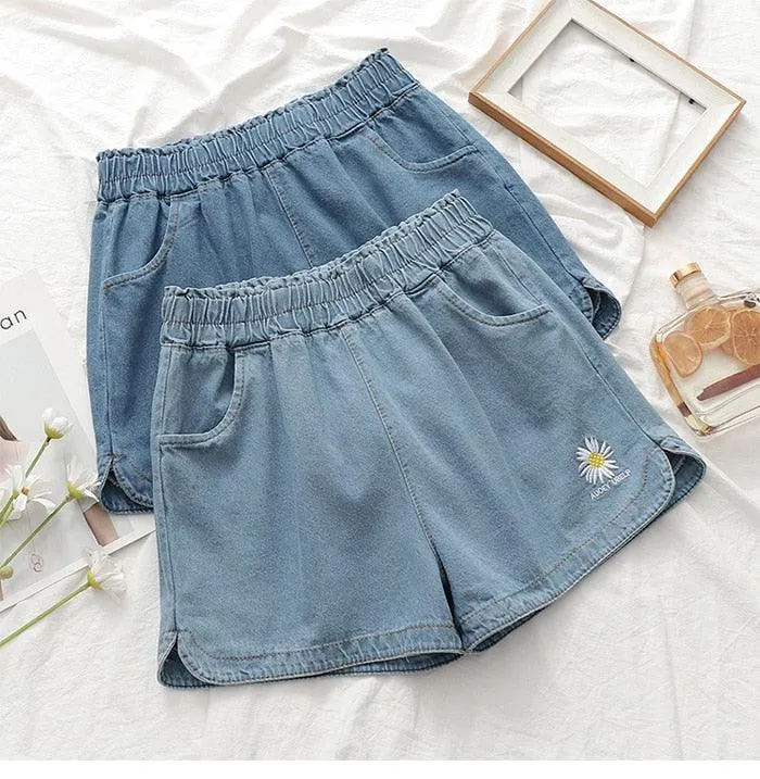 DAISY DENIM SHORTS